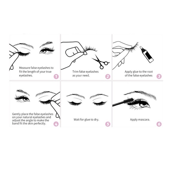 Vegan Faux Mink 3D Light-weight False Volume Eyelashes Style A08 (Lashes only) - Picture 4 of 5